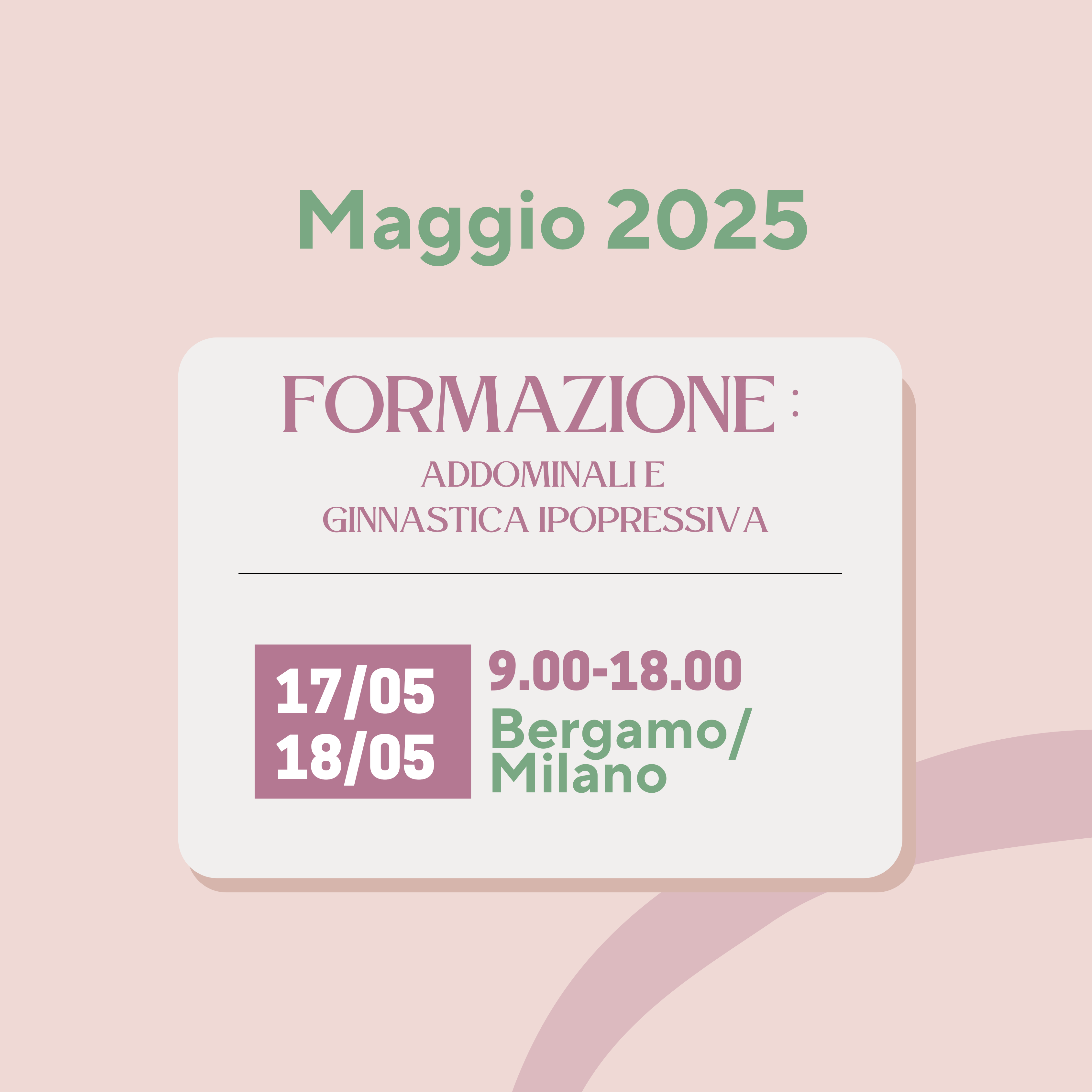Formazione Addominali e Ipopressiva